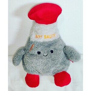 10" Kellytoy BumBumz TakeoutBumz  Spence the Soy Sauce Plushie Toy New No Tags